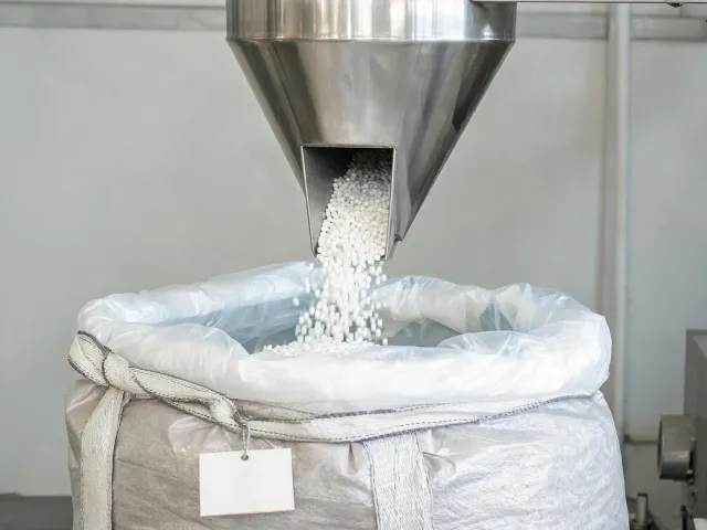 EVA pellet handling